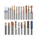 Factory-Source HRC60 Solid Carbide 4-Flute Tin Coated Flat Fresa End Mill High-Speed Customized OEM 4mm Shank Diameter New ODM