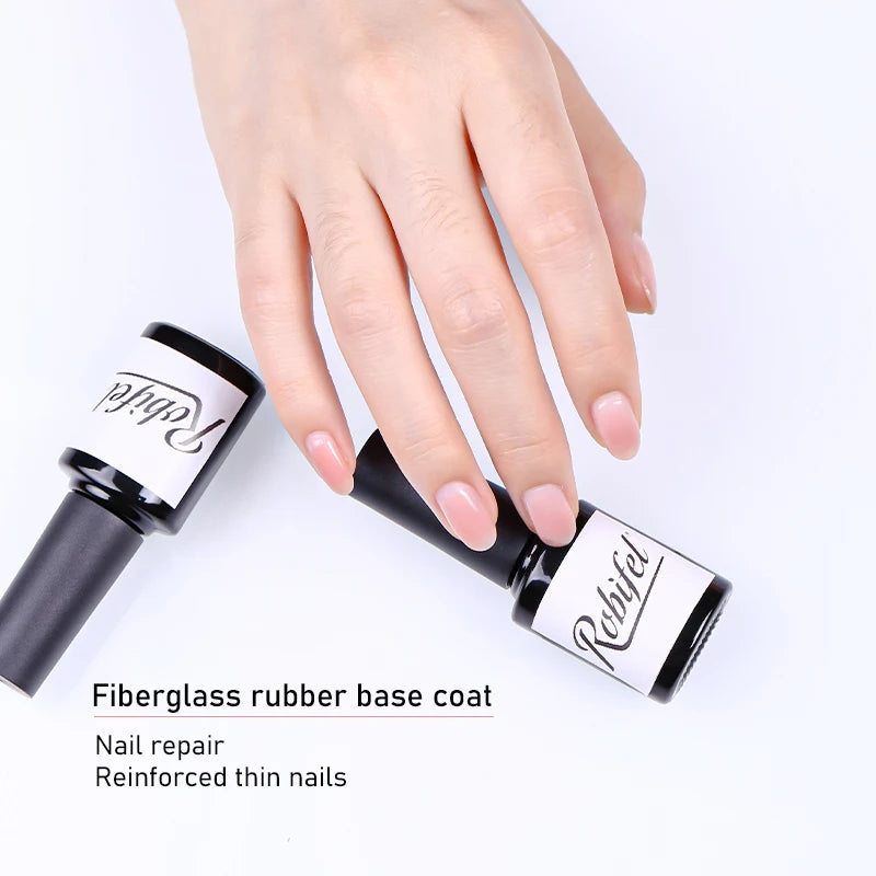 For Strong Adhesive Base Gel Low Heat Uv Gel Fiber Glass Rubber Coating Easy Soak off & Long Last Wholesale