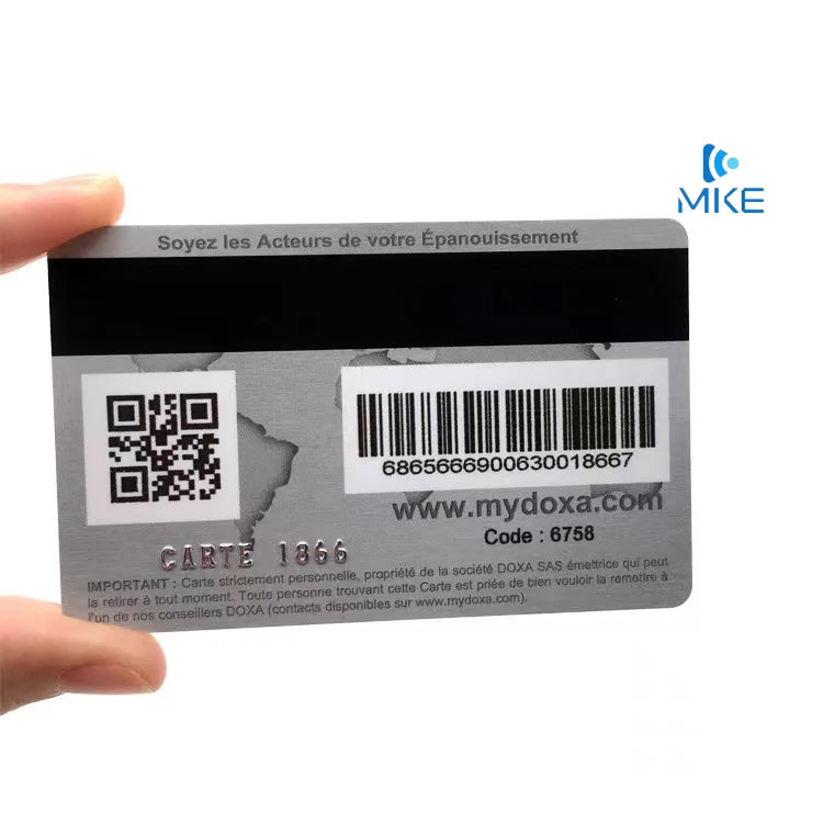 Magnetric Stripe Embossed Deboss Numbers Business Pvc Cards