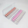 4ml Plastic pink Round Cosmetic Empty Lip Gloss Tube Container With Wand 10pcs Per Box Lip Gloss Bottle