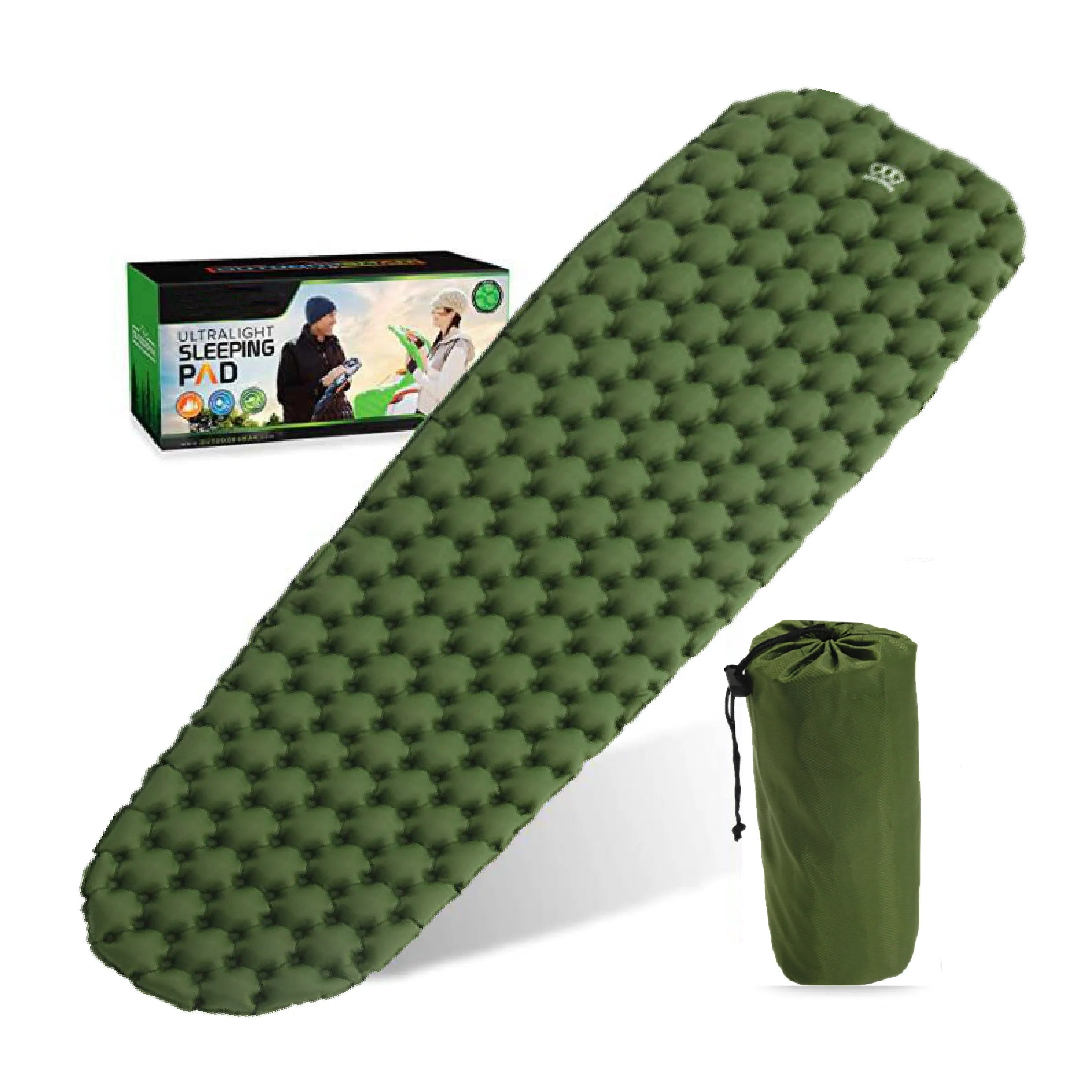 Factory Sale Ultralight Inflatable Camping Sleeping Pad TPU Material Hiking Outdoor Use