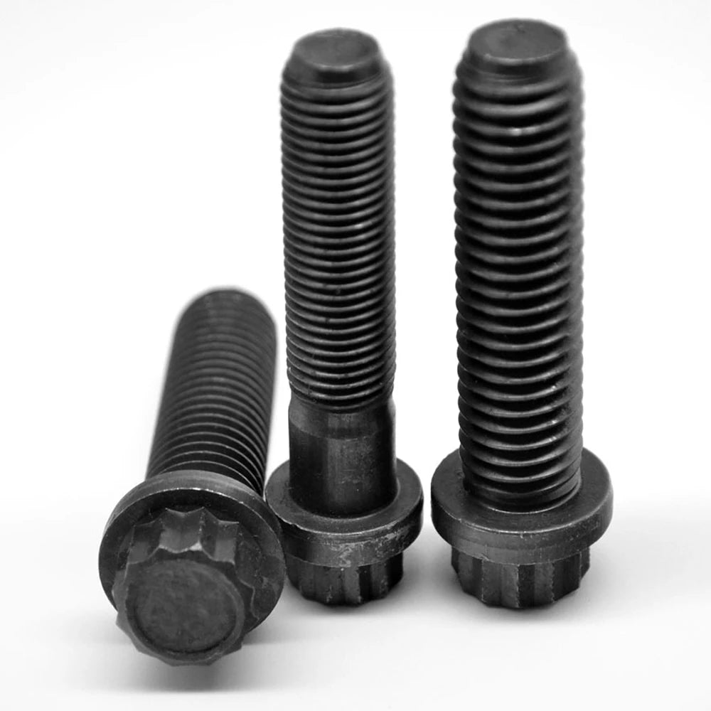 Customized Grade5 M8x50 M7*32 mm Stainless Steel 12pt 12 Points Allen Flange Split Rim Wheel Bolt for Screw