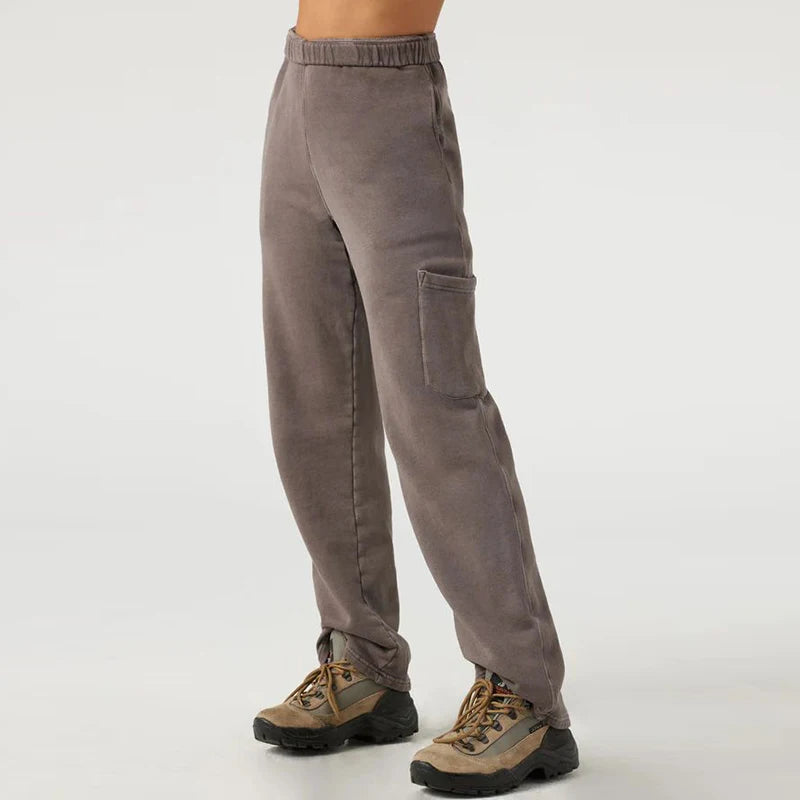 L23062 Custom Women Cargo Sweatpants Streetwear Joggers GYM Casual Pants Loose Workout Sweat Pants Trousers for Women