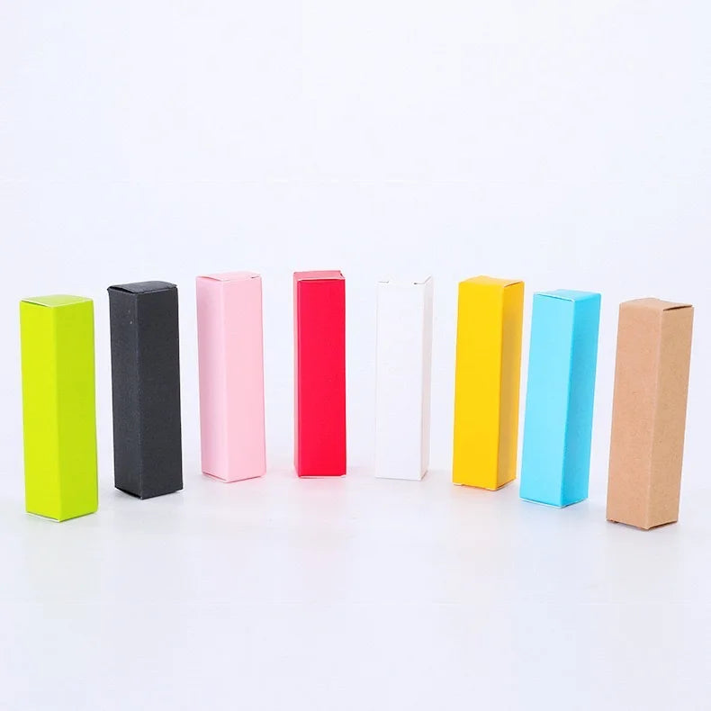 Custom Logo Cardboard Kraft Paper Box Cosmetic Small Box Carton Perfume Lipstick Packaging Boxes