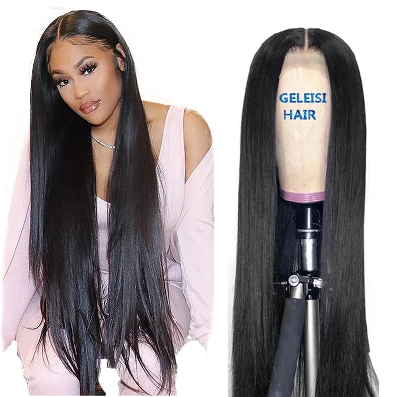 Wholesale Indian Virgin Natural 180% Density Human Hair Hd Full Lace Frontal Wig Transparent Lace Front Human Hair Wigs