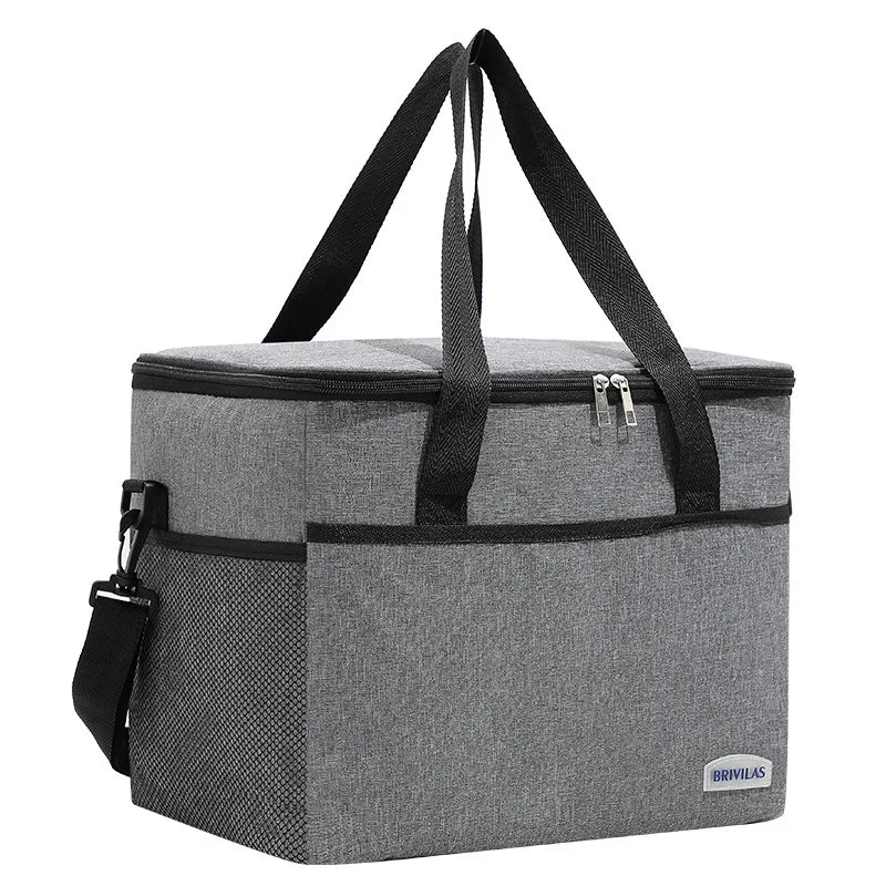 New 22L Ice Pack Outdoor Large Picnic Bag Waterproof Oxford Thickened Insulation Lunch Bag