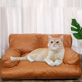 USMILEPET Wholesale of New Features PU Leather Large Pet Friendly Sofa Bed Waterproof Products Bed for Small and Medium Dogs Cat