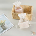 Organza Gift Bags Lace Organza Drawstring Bags for Wedding Party Embroidered Butterfly Bundle Pocket Jewelry Candy Gift Bag