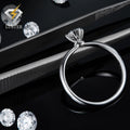 Cheap Wholesale Round Delicate Perfect Moissanite Ring 925 Sterling Silver Moissanite Sterling Silver Ring