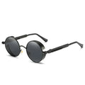 2024 New Vintage Fashion Round Metal Sunglasses Frames Outdoor UV400 Frame Womens Polarized Sun Glasses for Men Women