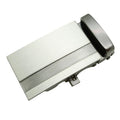 30mm Zinc Alloy One-Hand Auto Lock Belt Buckle-Nickel-Free Ratchet Buckle Without Rubber OEM/ODM Available