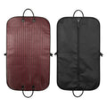 Custom Print LOGO Oxford Leather Red Waterproof Dustproof Suits Garment Bag with Zip Lock for Suit Cover MegaBDM