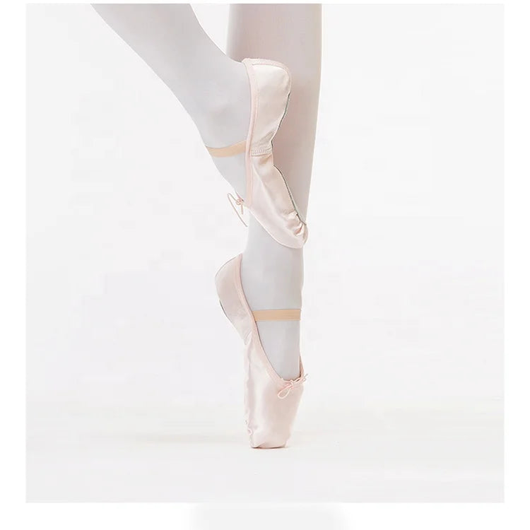 S6006 Satin Dance Shoe Ballet Pointe Shoes for Women