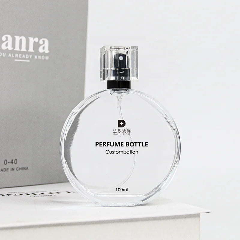 New Creative Luxurious 100ml Perfume Bottle Wholesale With Acrylic Lid for Lady