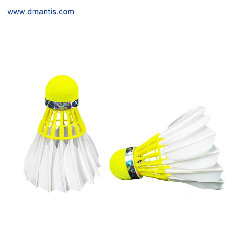 Goose Feather Shuttles  Patent 3in1 Feather Shuttlecocks Badminton Shuttlecock with Durability and Good Balance Factory