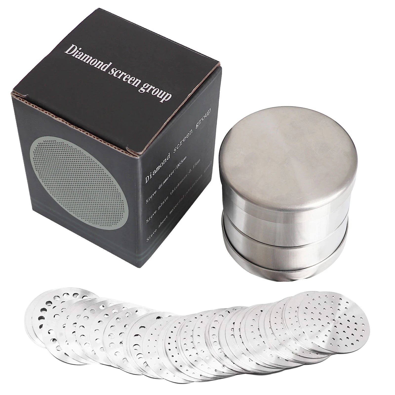 Popular with Jeweler 65pcs/75 Pcs a Set  Diamond Screen for Jewelry Tools Measure Gemstones