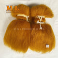 2026 Animal Hair Extensions 100% Yak Tail Hair Dyed Color 8''