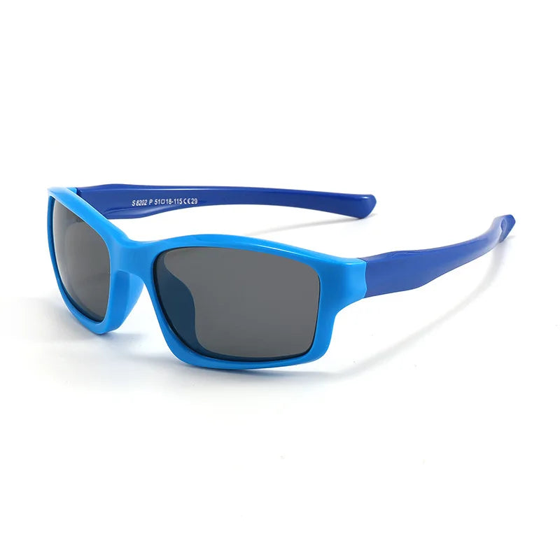 Wholesale Chidren Colorful Outdoor Sport Sun Glasses Silicone Sunglasses Polarized UV400 Kid