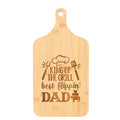 Bamboo Bread With Handle Laser Lettering Cutting Board Outdoor Barbecue Kitchen Cutting Board Environmental Friendly Materials