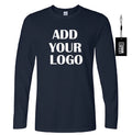 Wholesale Custom 100% Polyester Knitted 180gsm Turtleneck Long Sleeve Casual Shirt Eco-Friendly Breathable Soft Comfortable