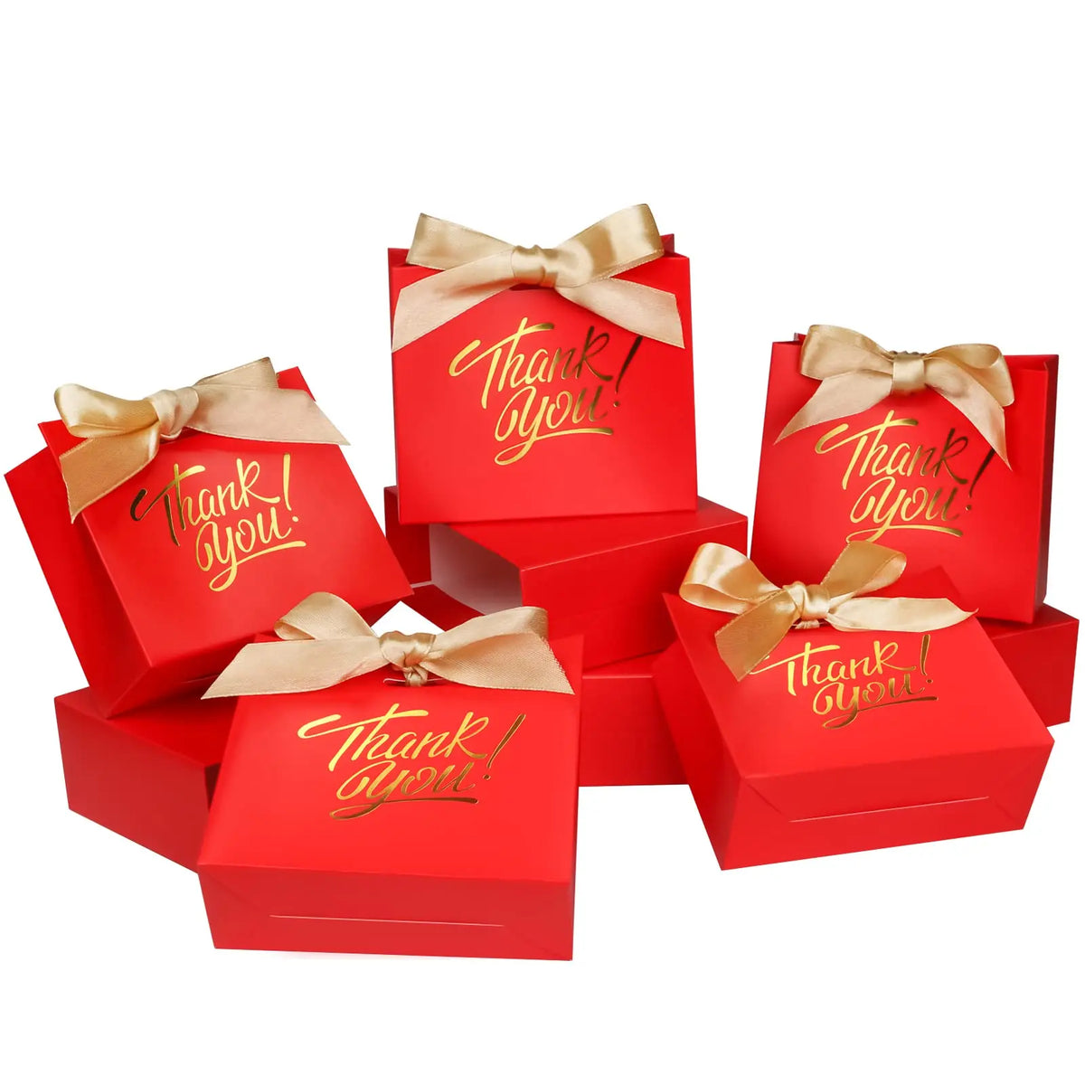 Luxury Custom Logo Gold Foil Red Gift Paper Shopping Bags for Perfume