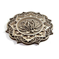 Wooden Wall Art Multilayer Mandala Wood Custom Plywood Laser Cutting Art and Crafts for Home Wall Decoration