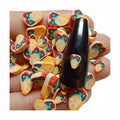 Miniature Taco Polymer Clay Slices Sprinkles for Crafts Making DIY Slime Filling Accessories Phone Nail Art Decoration 5/10mm