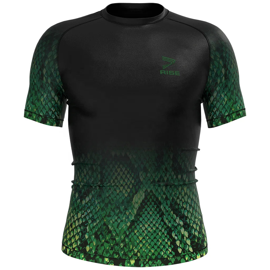 UPF 50+ Sun Protection Swim Shirts Sublimation Rash Guard for Men BJJ MMA Grappling Jiujitsu