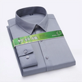 Wholesale New Bamboo Fiber Shirt Men's Long Sleeve Elastic Anti-wrinkle Business Professional Wear Dress Shirt