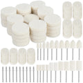 Felt Polishing Wheel Wool Felt Abrasive Buffing Wheel Shank Cotton Thread Polishing Mini Brush Jewelry Tool Equipment