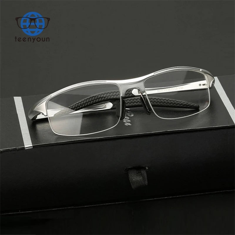 Teenyoun Spring Hinge Men Eyeglasses Frame Riding Windproof Brand Optical Myopia Glasses Eyewear Frames Cycling