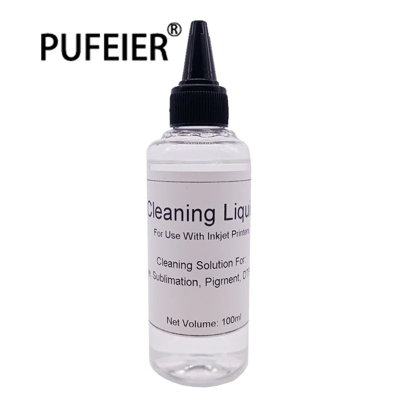 100ML Printhead Sublimation Pigment DTF Dye Ink Cleaning Fluid Cleaning Solution Liquid Inkjet Printer Ink Cleaner