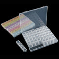 56 Grids Plastic Storage Box DIY Diamond Painting Kit Nail Art Rhinestone Tool Beads Storage Case Embroidery Accessory Organizer