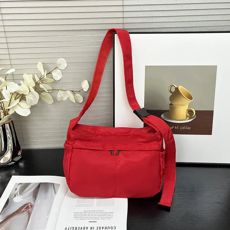 Commute Personality Women's Shoulder Bags Large Capacity Style Casual Ladies Messenger Bag College Student Simple Female Tote