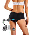 Shanhao Women's 4-Layer Reusable Organic Cotton Hipster Incontinence Underwear Low-Rise Everyday for Heavy Flow for Period Panti
