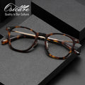 Luxury Brand Design Japan Vintage Eyewear Custom Specs Eyeglasses Pure Titanium Glasses Optical Frames for Men Lentes Recetados