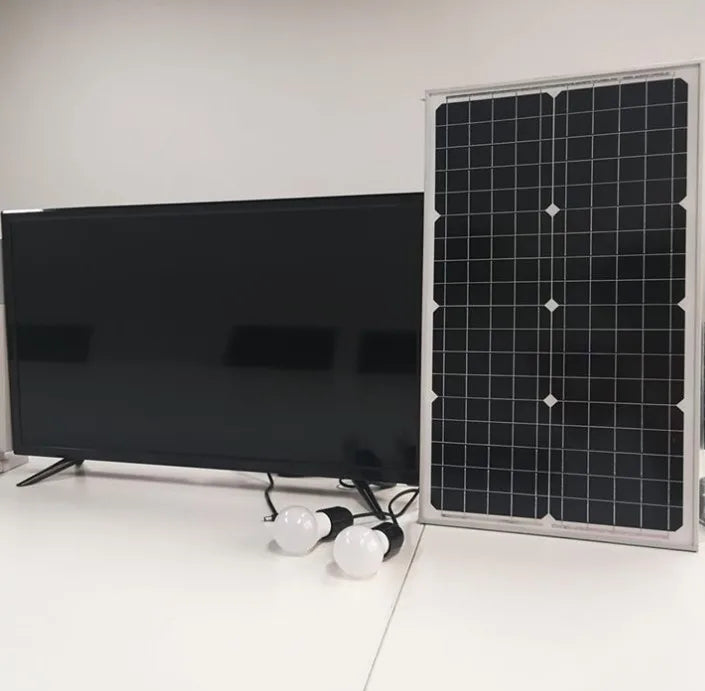 Smart HD 32-Inch 12V DC Solar Powered Rechargeable Television with PAL NTSC SECAM System OEM Brand