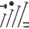 Screw Kit Heavy-Duty Outdoor Wood Screws Assortment Fastener Kit 150Pcs Star Drive Deck Screws Rust Resistant Timber Screws