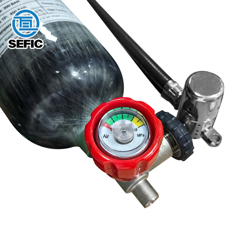 CE/TPED Approved Carbon Fiber Air tank 6.8 Liters Carbon Fiber Cylinder