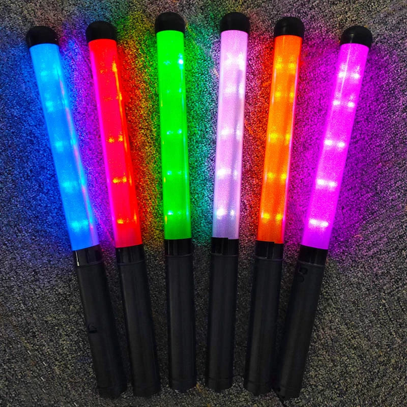 Plastic Event Concert RGB Remote Control DMX Lighting Glow Party Cheer Wand LED Light Stick