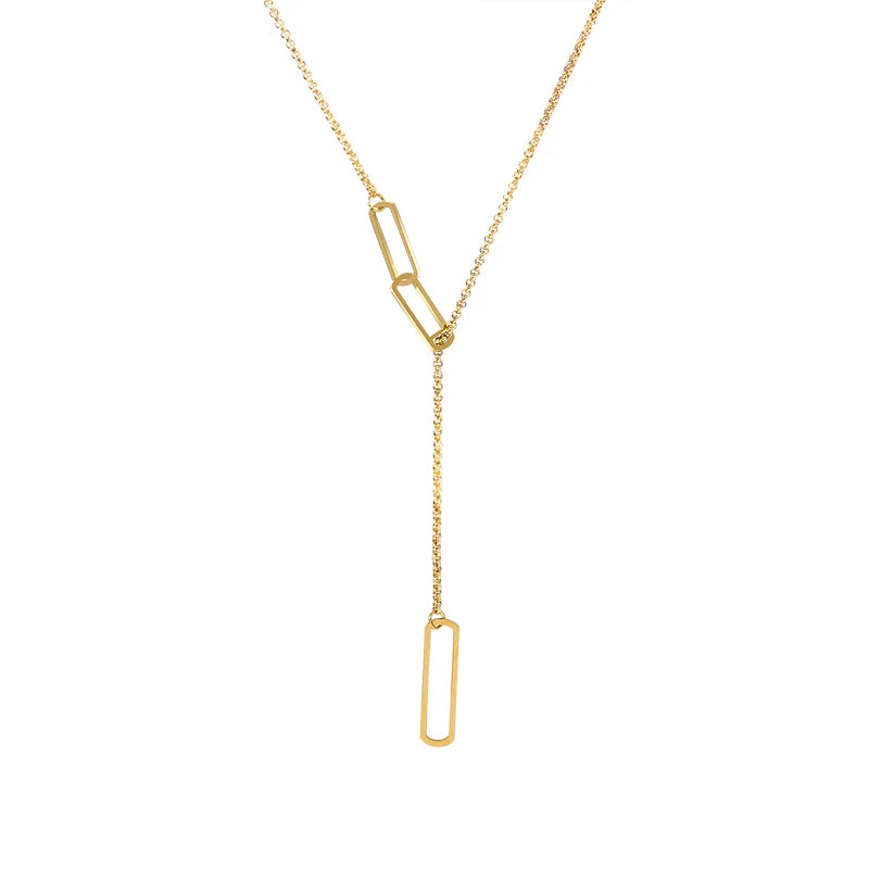 Fashion Chain Pendant Sweater Chain Long Adjustable Tassel Necklace