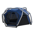 3-4 Person Luxury Inflatable Tent Hexagonal/Diamond Structure Two Bedrooms Living Room Quick Automatic Opening >3000mm