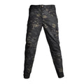 HAN WILD Men's Capris Camouflage Tactical Overalls Multi Pocket Casual Pants