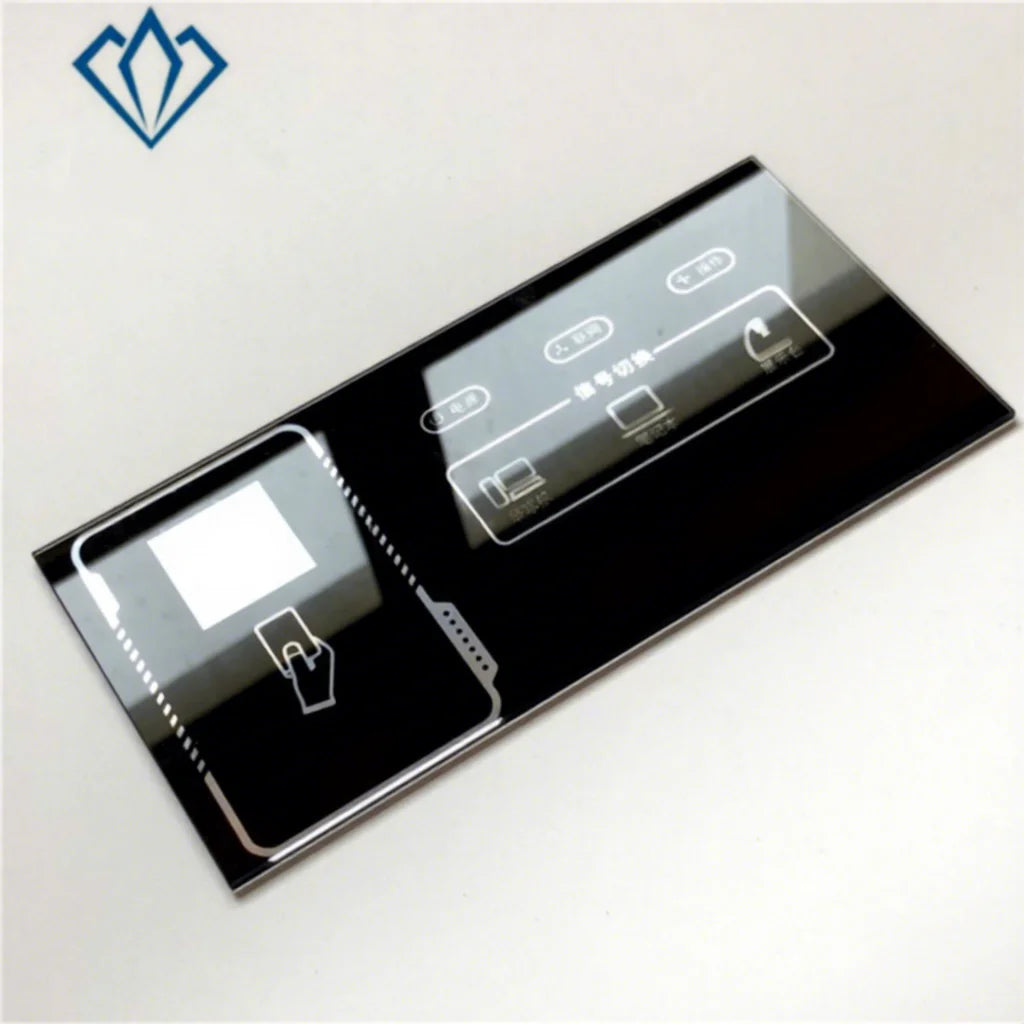 2mm 3mm 4mm Toughened Wall Touch Switch Sensitive Glass Panel for Smart Home Wall Decoration Switch and Sockets