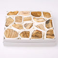 Hongzhuo Natural Crystal Folk Crafts Healing Stone Different Materials Picture Jasper Raw Stone Gift Boxes for Home Decoration