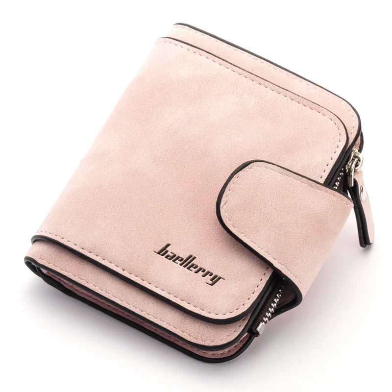 For Vintage Fashion Brand Women Pu Leather Wallet Polyester Small Cards Slot Coin Pocket Wholesale Valentine's Day Gift