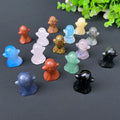 New Arrivals Carving Semi-precious Stone Colorful Chevron Amethyst Rose Quartz Crystal Ghost