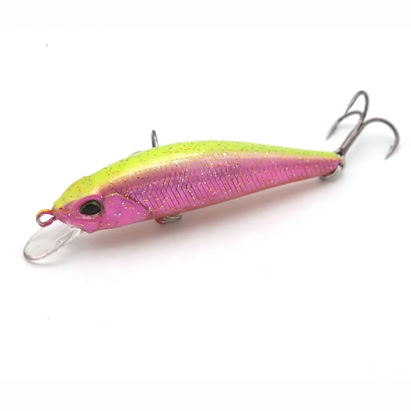 Japan Slow Sinking Lure Fishing 50mm 4.5g Hard Bait Minnow  Bass Trout Perch Pike Small Fishing Lures