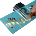 Custom Gold Metal Self-Adhesive 3D Waterproof UV Resistant Logo Printed Label Stickers for Gift & Craft-New Custom Order