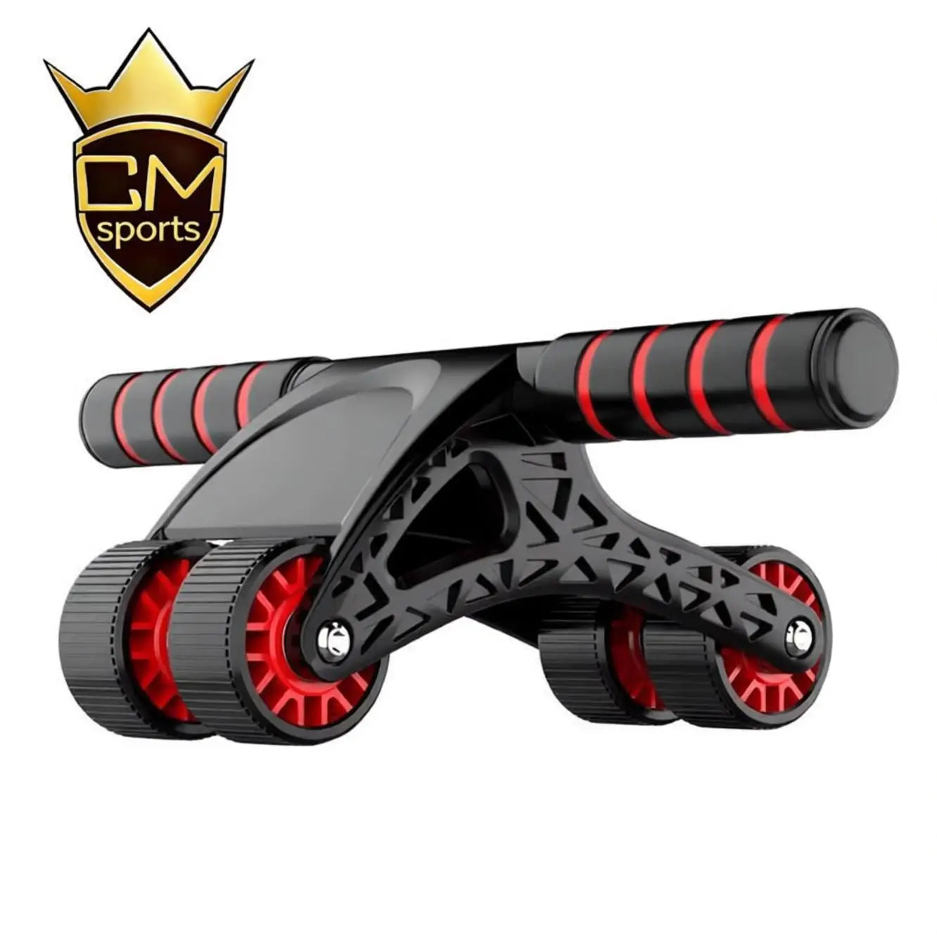 CHENGMO SPORTS Patent Wholesale 4 Wheel Abdominal Trainer Fitness Gym Equipment New Listing Ab Wheel Roller for Core Workout
